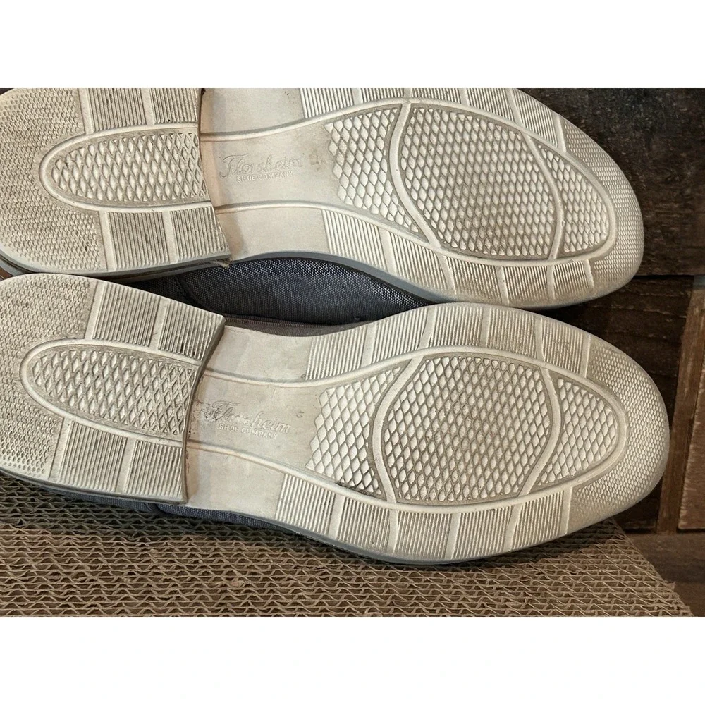 Florsheim Highland Gray Canvas‎ Plain Toe Oxford Men's Size 7.5 14273-20